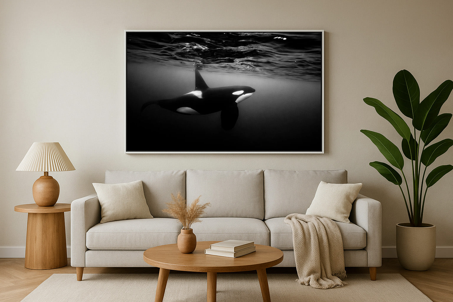 Big male Black and White