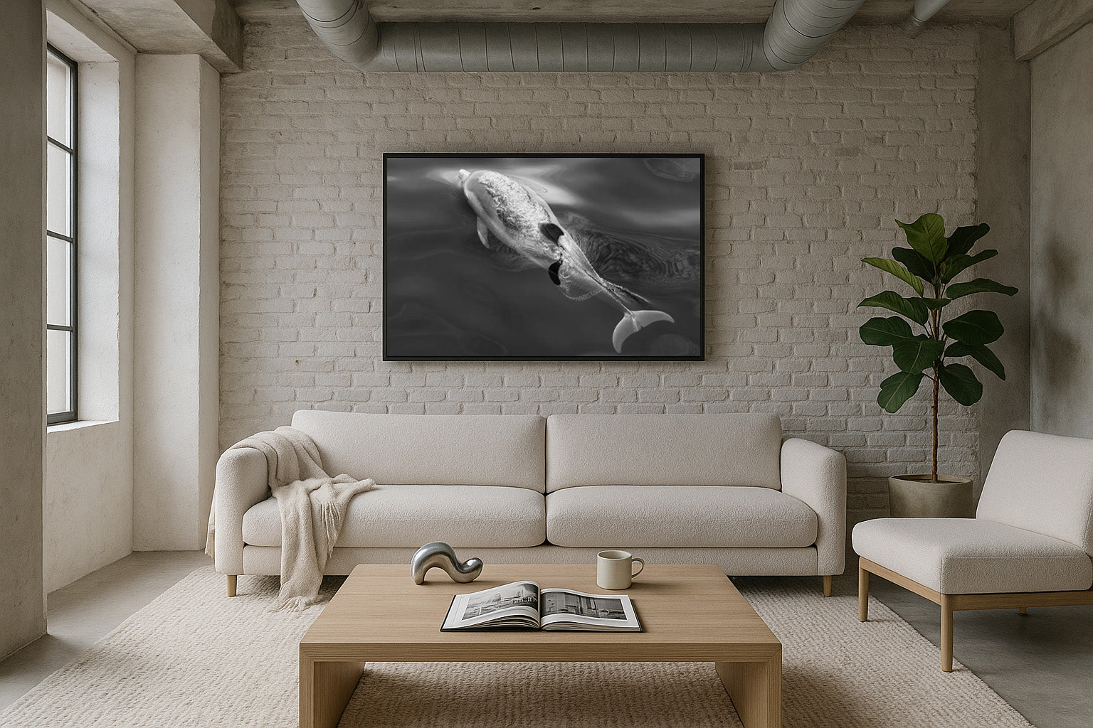 Dolphin on the surface 2